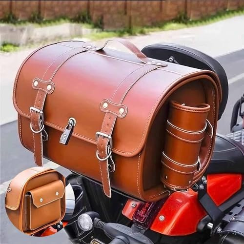 Bauletto universale impermeabile per moto con serratura di sicurezza, baule resistente per il trasporto e la conservazione del casco, design alla moda