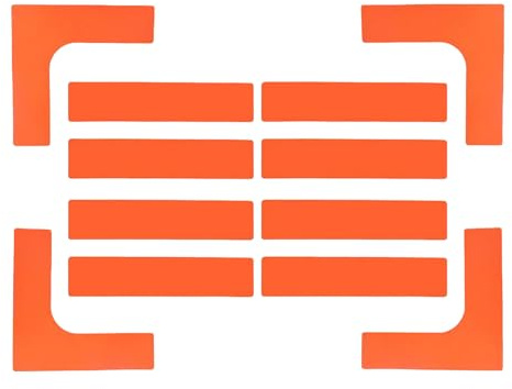 Huxibai Kit di marcatura per Linee di Pista - Marcatori a Scomparsa per delineare Piste, Sportivi Resistenti al per lanciare in Scuola Campo addestramento Giardino