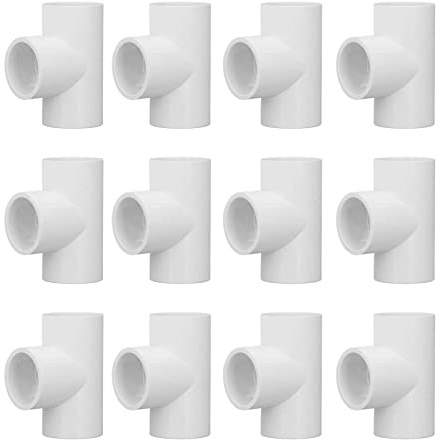 Raccordi per tubi a T in PVC Giunti durevoli Fornitura d'acqua Miglioramento domestico (20 mm)