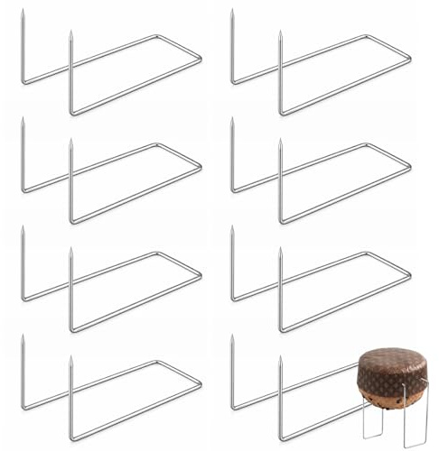 Hotop 8 Pcs Broches à Panettone Italienne Colomba de Pâques Autres Pâtes Levées 1,5 kg 20 cm Support à Refroidissement Robuste Anti-Affaissement Facile à Utiliser Pâtisserie Maison Boulangeries