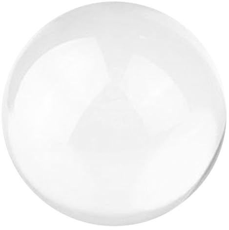 Mikinona Palla da Giocoleria in Acrilico Trasparente 6 Cm, Sfera Professionale per Prestazioni e Trucchi Magici, Leggero e Resistente per Principianti e Spettacoli di Giocoleria