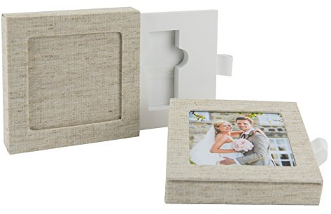 Elegantdisk Carcasa USB/caja de impresión de lona.