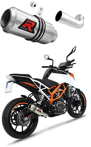 DOMINATOR Terminale di Scarico Marmitta Silenziatore GP compatibile con 390 Duke 2017-2020