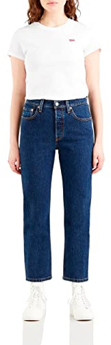 Levi's 501 Crop Vaqueros, Salsa Stonewash, 24W / 28L Mujer