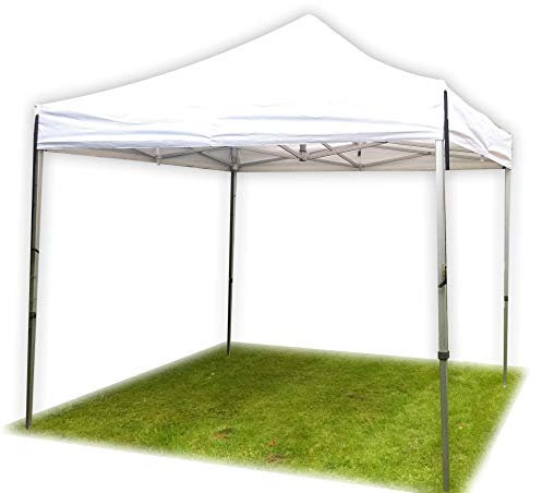 Ambisphere Faltpavillon Hochwertiges Pavillon faltbar - 320g/m² feuerhemmende Polyester Faltpavillon 3x3 m und mehr. Stabiler Aluminiumkonstruktion Wasserabstoßend - UV-beständig - 5 Jahren Garantie
