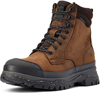 ARIAT 2022 Moresby wasserdichte Herrenstiefel 10042559 - Oily Distressed Brown Footwear UK Size - UK 11