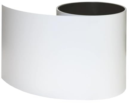 Aluminum Trim Coil 24 in x 50 ft, White – Professional Contractor Grade Coil Stock for Exterior Window, Door & Siding Trim, 0.19 in Thick, CoilRite by RiteScreen