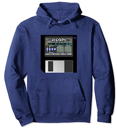 Amiga X-Copy Disk Copying / Kopieren von Datenträgern Pullover Hoodie