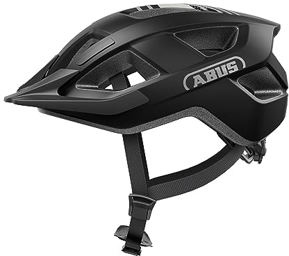 ABUS Aduro 3.0 Cykelhjälm – Sportig stadshjälm i snygg design för vardagliga och sportiga turer – för kvinnor och män – svart, storlek M