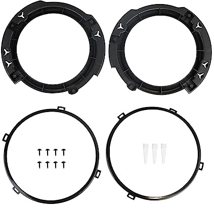 Irfora 1 par de anillos de montaje de faros delanteros de 7 pulgadas para JK 2007-2017