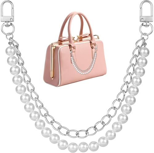 Perlen-Geldbörsenanhänger, Schlüsselanhänger, Geldbeutelanhänger, Taschenanhänger, Zubehör für Handtaschen, Taschenanhänger mit Perlen, Geldbeutelanhänger als Handtaschendekoration, Geldbeutelketten