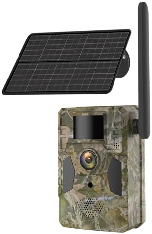 AVOID Camera Exterieur sans Fil - Alexa Compatible, Camera De Chasse avec Grande Capacité de Batterie, Étanche, sans Fils, Application iOS et Android, Durable pour Surveillance Extérieure