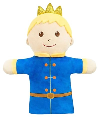 Pruojhw Handpuppe aus weichem Plüsch, Handpuppen für Märchen, niedlich, für kulturelles Erlebnis, Märchen, Haus und Kindergarten