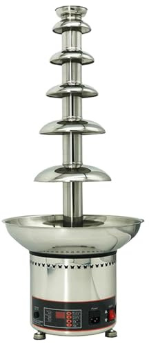 Commercial Chocolate Fondue Fountain Machine, Large Capacity Sauce Heater for Cheese, BBQ, Fruit, Perfect for Parties, Events, Catering
