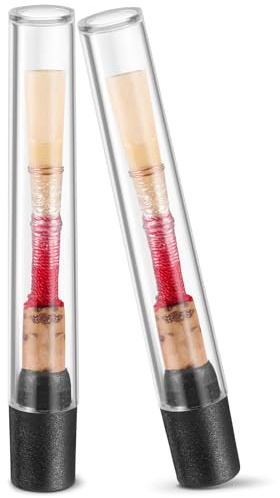 2 Stück Professionelle Oboenrohre aus Bambus für Oboe | Aufführungen, Gratfrei Verarbeitet, Konzentrierter Ton, Leichtes Zubehör für Musiker Zufällige Farbe