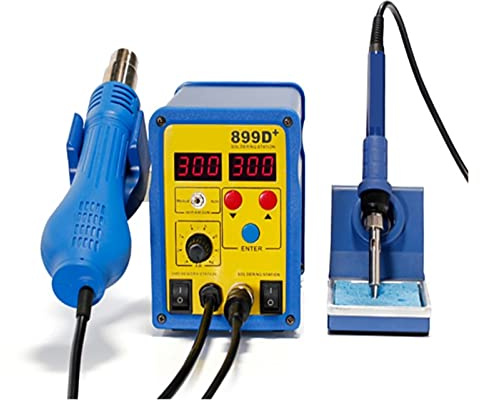 Máquina de Soldar 899D + 720W Estación De Soldadura Pistola Aire Caliente Desoldar Digital Inteligente Modo Trabajo Automático Manual