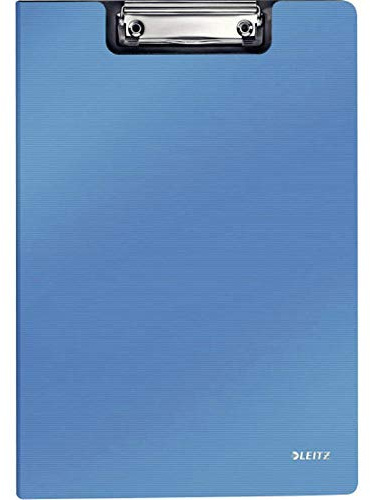 Leitz Klemmmappe, A4, Hellblau, Polyfoam, Solid, 39621030