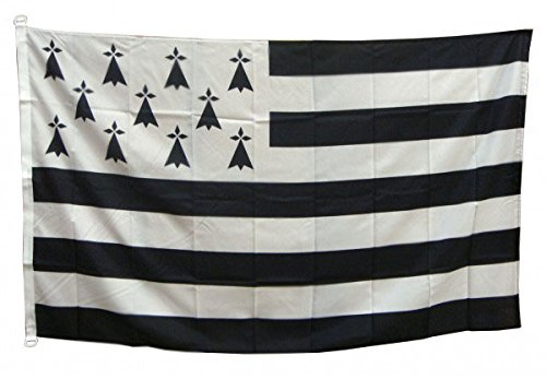 Drapeau Breton « Gwenn ha Du » 90 x 150 cm