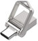 KOOTION USB Stick 128GB USB 3.0 Typ C USB Speicherstick Flash-Laufwerk Memory Stick OTG mit Keyring Waterproof für Android Smartphones,Tablet (Silber-128GB)