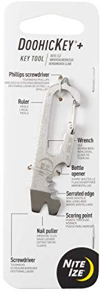 Nite IZE KMTSE-11-R3 DoohicKey Keychain Multi Tool, 1 Count (Pack of 1), Stainless Steel