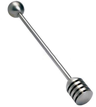 Honey Dipper Stirring Stick Honey and Syrup Dipper Stick Server Honey Spoon Wand Honey Spoon 304 Stainless Steel Wand for Honey Pot Jar Containers