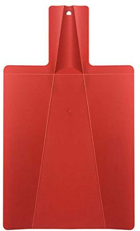 Planche à découper pliable en plastique de qualité alimentaire - Accessoire de cuisine - Rouge