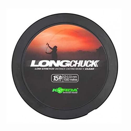 Korda Hauptschnur zum Karpfenangeln Long Chuck Clear