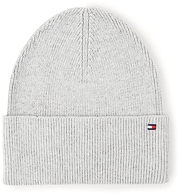 Tommy Jeans Damen Essential Flag Beanie Aw0aw13819 Gestrickte Mütze