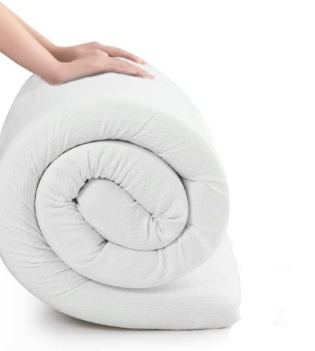 MICAMAMELLAMA Wendbare ergonomische Matratze | 90 x 200 x 12 cm | Schaumstoffmatratze mit hoher Dichte | Komfort und Anpassungsfähigkeit | Bezug aus antibakteriellem Aloe Vera Stoff