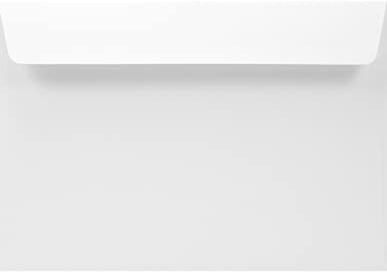 Netuno 100 Umschläge Weiß DIN C5 16,2x22,9 cm stilvoll und fein | 90g Design Papier · edle große weiße Kuverts für Hochzeit, Taufe, Erstkommunion, Konfirmation, Einladungen