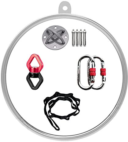 Aerial Hoop Ring Einzelpunkt-Luftreifen für Zu Hause, Standard-Yoga-Lyra-Hoop-Antennenring-Kit für Erwachsene, Art Yoga Hoop für Fitness Tanz Gewichtsverlust Akrobatik ( Size : Diameter-100cm(39 3/8)