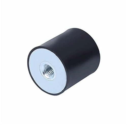 VORNEL Isolatorbuchse 8 Stück M4 M5 M6 Gummihalterungen, Vibrationsisolator mit Innengewinde ersetzt Anti-Vibrations-Pad, Flacher Silentblock-Basisblock Absorberbolzen (Size : M6 D30xH20)