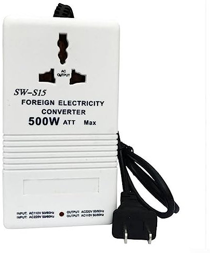 Convertisseur de Tension, transformateur 500 W Adaptateur de Chargeur de Commutation 220 V à 110 V convertisseur élévateur/Descendant