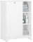 SoBuy Mobiletto da Bagno con Sacco per Biancheria – Mobile con Cesto a Ribalta e 3 Ripiani – Mobile Salvaspazio, Arredo Bagno in Legno per Spazi Ridotti, Bianco, 60x86x37cm, BZR105-W