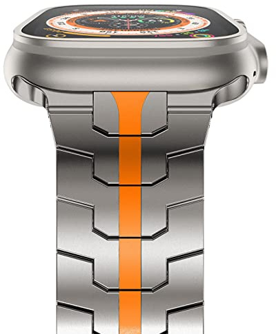 NewWays 49mm 46mm 45mm 44mm 42mm(Serie 3 2 1) Kompatibel mit Apple Watch Armband,Edelstahl Gliederarmband Ersatzarmbänder Geeignet für iWatch Ultra 3 2 1,Series 11/10/9/8/7/6/5/4/3/2/1/SE