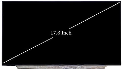TECHNOLOGYVS 17.3 LAPTOP LED LCD FHD DISPLAY MONITOR IPS SCREEN COMPATIBLE FOR DELL P/N 03HRM1 480HZ LED LCD 40 PINS 480HZ 1920x1080 WITHOUT BRACKETS