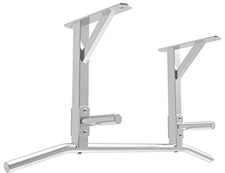 OLSKFUH Klimmzugstange zur Wandmontage, robuste horizontale Trainingsstange aus Edelstahl zur Deckenmontage, verstärkte Stützbasis, Tragkraft 300 kg