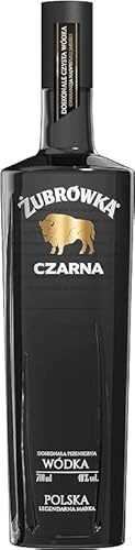 Żubrówka Czarna Vodka| 40% ABV | 70cl | Poland Vodka | Made from Natural Ingredients