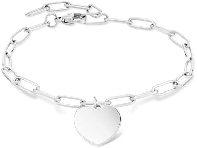 LIEBESKIND BERLIN Schmuck für Damen – Edelstahl Kette, Armband und Ohrringe mit liebevollem Herzanhänger – In verschiedenen Farben und Ausführungen – Romantische Geschenkidee