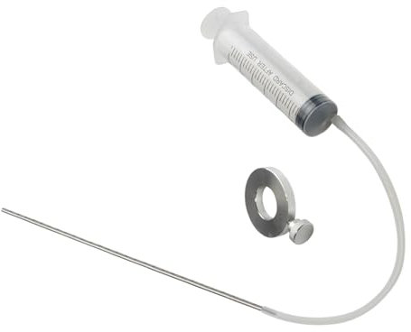 Zdprkqzvz Strumento per olio forcella moto, strumento per accordatura dell'olio della forcella della moto, capacità 60 ml, regolatore degli urti con anelli regolabili