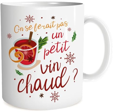 THE REPLICANT Tasse (Mug) Imprimé on se Ferait Pas Un Petit Vin Chaud ? / Dimensions : 12 x 9,7 x 8 cm