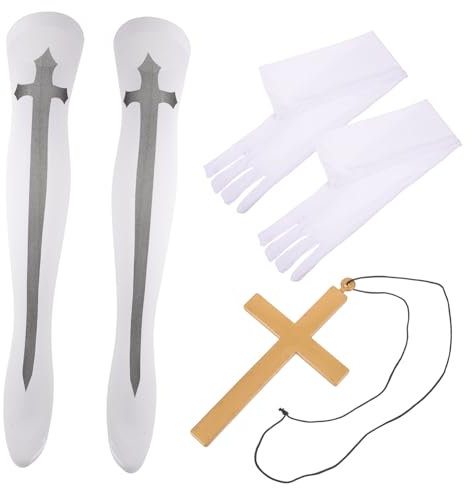 LIFKOME Halskette Für Nonnenkostüm Cosplay-accessoire Elastisch Und Weich Für Partys Und Bühnenshows Einfach Zu Tragen Und Kombinieren