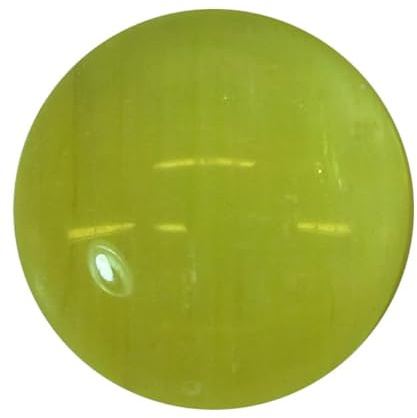 Ullmannglass Glass Nuggets - Decorative Stones - Muggle Stones, Small (Diameter Approx. 17 mm) Packed in Annail Yellow 200 g