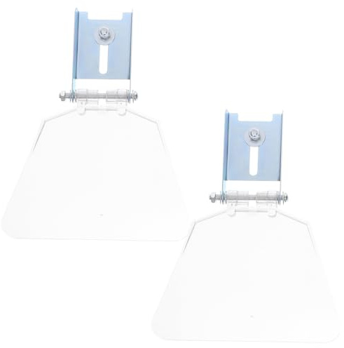 MAGICLULU 2-pack skyddsskärm för bänkmaskin: genomskinlig ögonskyddsplashskärm till slipmaskin, ersättningsskydd för verkstad