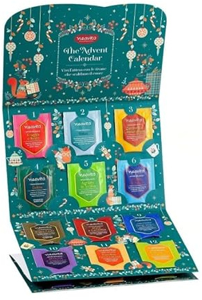 Calendrier de l'Avent Neavita - Tisanes et Infusions 24 Filtres - Vivez l'attente de Noël avec des tisanes qui réchauffent le cœur !