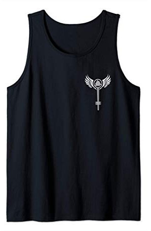 Walküre Schildmaid Symbol Valknut Odin Flügel Wikinger Tank Top