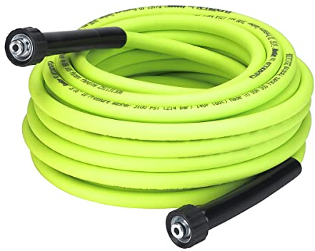 Flexzilla ZillaGreen HFZPW3550M-E Hochdruckreiniger-Schlauch, 5/16 Zoll, 50 m, M22, 3100 PSI, ZillaGreen