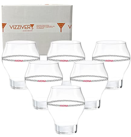 Gläser für Amaro Averna 160 ml - Set mit 6 Gläsern aus reinem Glas Original Averna
