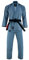 Playwell Erwachsene Herren Pro Elite BJJ Jiu Jitsu Gi – Grau (mit weißem BJJ Gürtel) (A2)