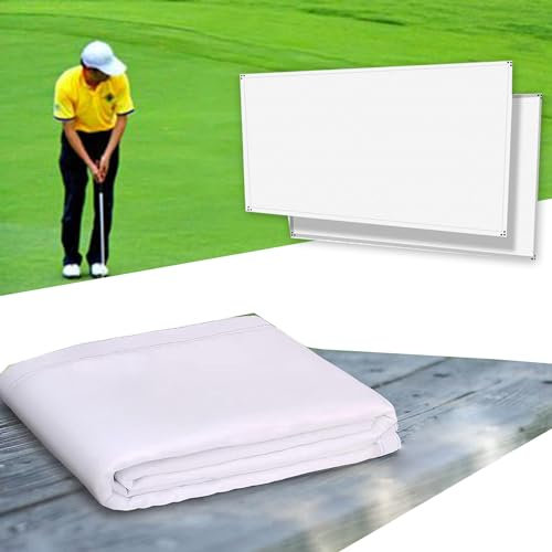 ylpddmm Golf Simulator Impact Screen – Projektionswand für Golf von Profis – Professionelle Qualität – Indoor Golf Simulator für Zuhause & Gewerbe